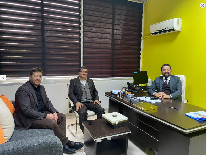 Erdemli Belediyesi Başkan yardımcıları Niyazi Yıldız ve Mehmet Topçu Ziyaret