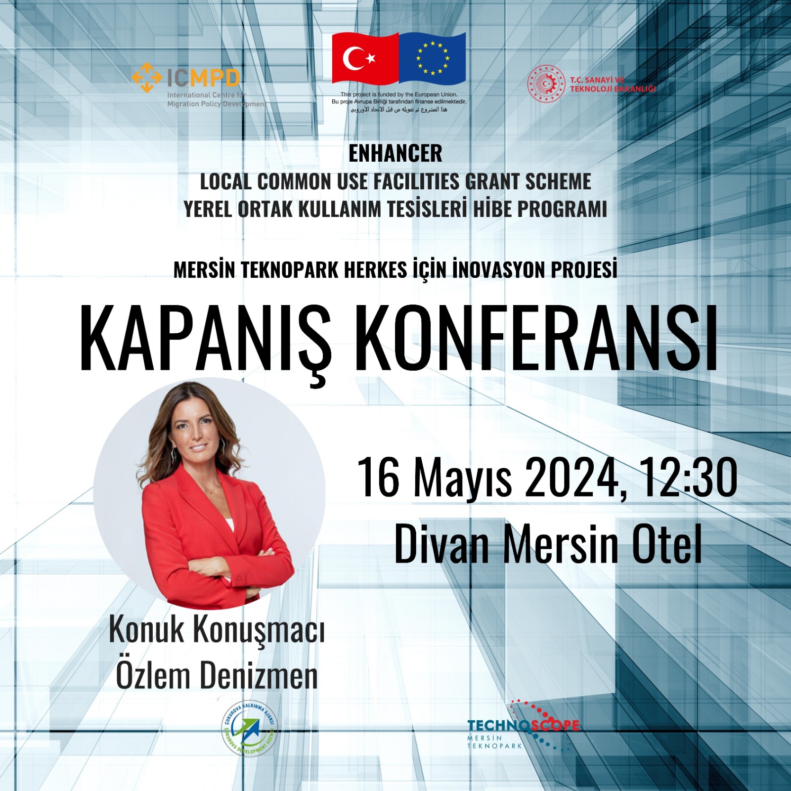 Herkes İçin İnovasyon Projesinin KAPANIŞ KONFERANSINA DAVETLİSİNİZ!