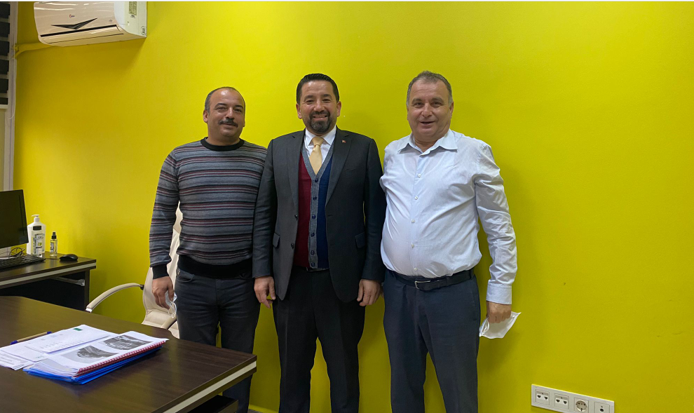 Mersin Çevre ve Şehircilik il Müdür Yardımcısı Yüksel Erkayhan ve Dr.Hasan Sarıoğlu Ziyareti