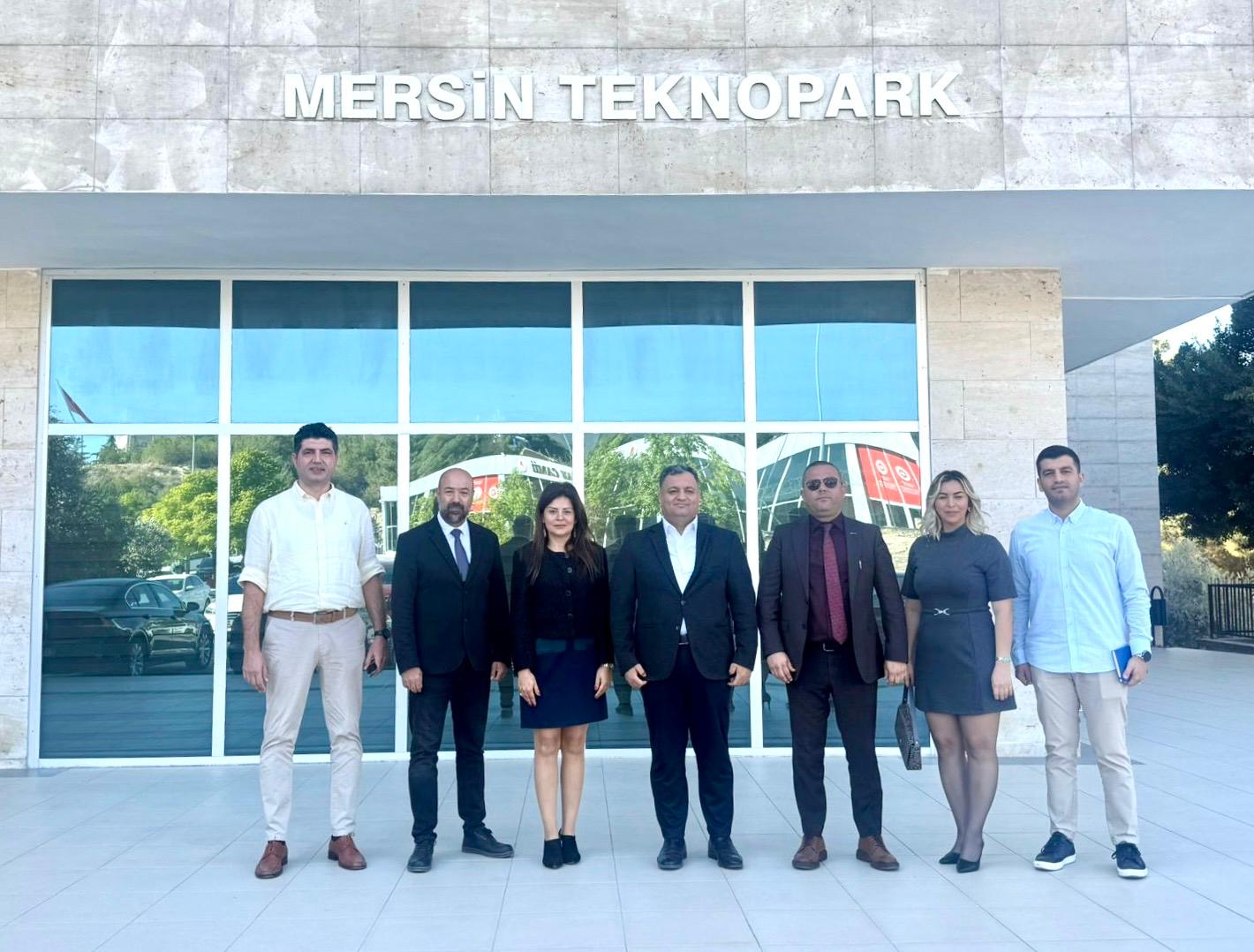 Mersin İl Milli Eğitim Müdürlüğü Mesleki ve Teknik Eğitim Şube Müdürlüğü’nden Mersin Teknopark’a Ziyaret