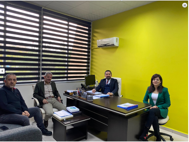 Mersin Kosgeb İl Müdürü Danyal Peker ve Başkanlık Müşaviri Serhan Eker Ziyaret