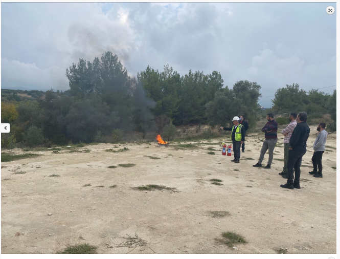 Mersin Teknopark Firmalarına Yangın tatbikatı Eğitimi Verildi