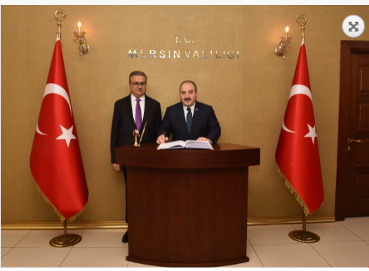 Mersin Teknopark, Sanayi ve Teknoloji Bakanı Mustafa Varank’ın programlarına eşlik etti.