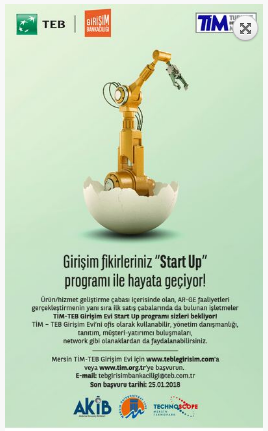 Mersin TİM-TEB Girişim Evi 2018/1. dönem 