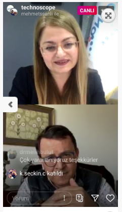 Technoscope Söyleşiler Dizisi İnstagram Canlı Yayın Konuğumuz Mehmet Şöhrap Sanlı Oldu