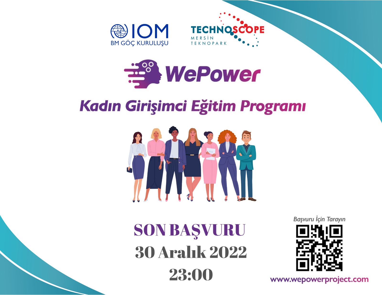 WePower Kadın Girişimci Eğitim Programı’na Başvurular Başladı!