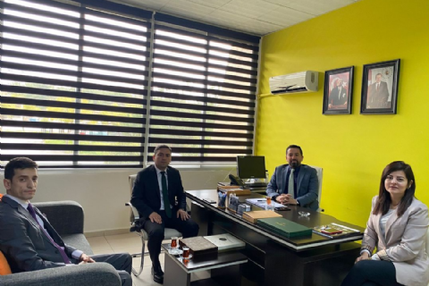Çukurova Kalkınma Ajansı Genel Sekreter Ahmet Rıfat Duran ve Mersin Yatırım Destek Ofisi Koord. Mesut ÖZCAN, Mersin Teknopark Genel Müdürü İhsan Gültekin’e nezaket ziyaretine bulundu.