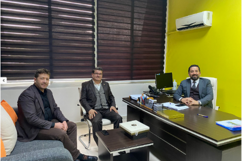 Erdemli Belediyesi Başkan yardımcıları Niyazi Yıldız ve Mehmet Topçu Ziyaret