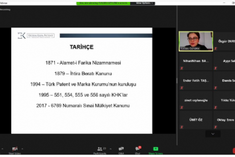 Fikri Mülkiyetin Belirlenmesi ve İlgili Yol Haritaları webinarı Gerçekleştirildi.