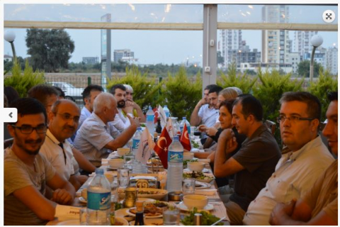 FİRMA TEMSİLCİLERİ İFTARDA BİR ARAYA GELDİ.