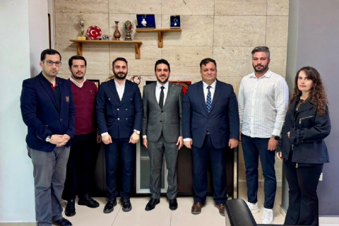 Genç ASKON, Mersin Teknopark Genel Müdürü Sayın Mehmet İlbaş’ı ziyaret etti.