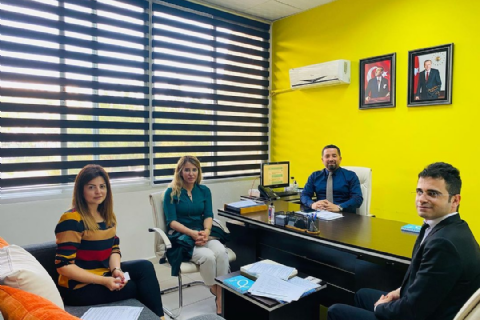 Halkbankası Şube Mersin Şube Müdürü Gülbanu Somer ve Müşteri Hizmetleri Asistanı Mevlit Taş, Mersin Teknopark'a işbirliği ziyaretinde bulundu.