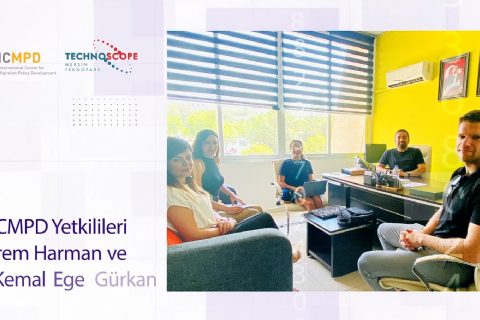 ICMPD Yetkilileri Mersin Teknopark'ı Ziyaret Etti