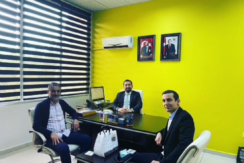 Kök Mimarlık Mehmet Kök ve Ecz İrfan Karataş, Mersin Teknopark Genel Müdürü İhsan Gültekin’e nezaket ziyaretlerinde bulundular.