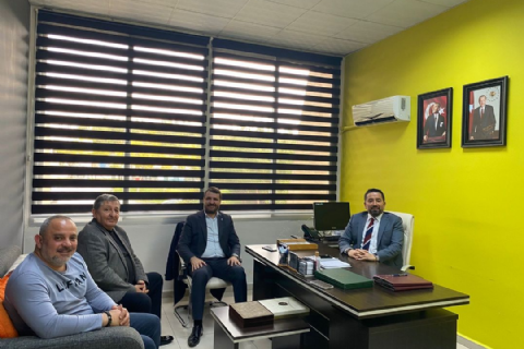 Mersin Büyükşehir Belediyesi Meclis Üyesi Zafer Şahin Özturhan, Kayar Lojistik Çetin Kayar ve Gazeteci Volkan Toslak, Mersin Teknopark Genel Müdürü ihsan Gültekin’i ziyaret etti.