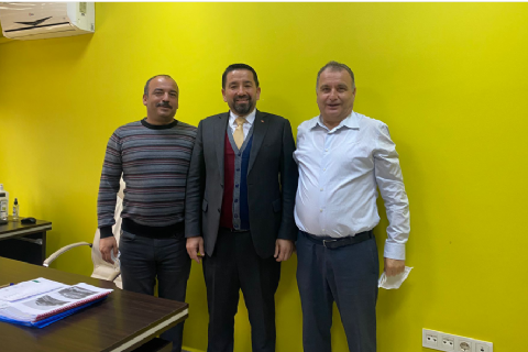 Mersin Çevre ve Şehircilik il Müdür Yardımcısı Yüksel Erkayhan ve Dr.Hasan Sarıoğlu Ziyareti