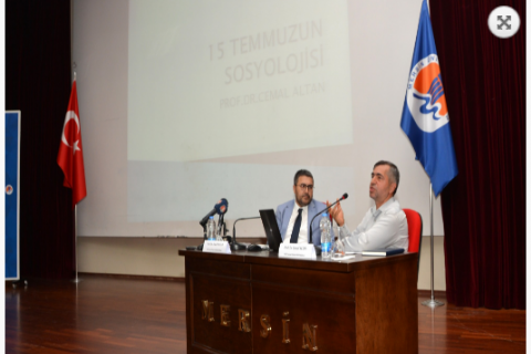 MERSİN TEKNOPARK 15 TEMMUZ ANMA KONFERANSINA KATILIM SAĞLADI