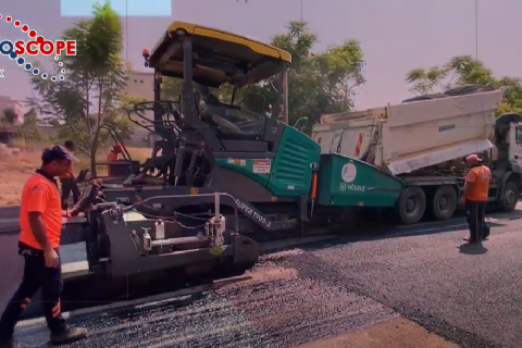 Mersin Teknopark Asfaltlama Çalışmaları Başladı