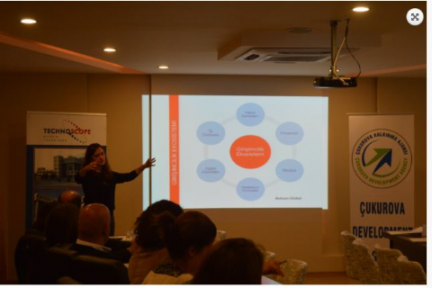 MERSİN TEKNOPARK DESTEĞİ İLE “GİRİŞİMCİLİK EKOSİSTEMİ” PAYDAŞLARI BULUŞTU.