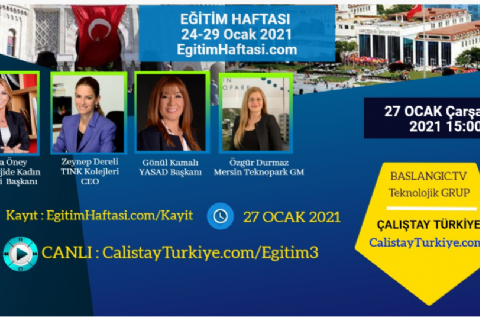 Mersin Teknopark, Eğitim Haftası Çalıştayı’nda Konuşmacı Olarak Yer Aldı.