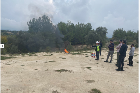 Mersin Teknopark Firmalarına Yangın tatbikatı Eğitimi Verildi