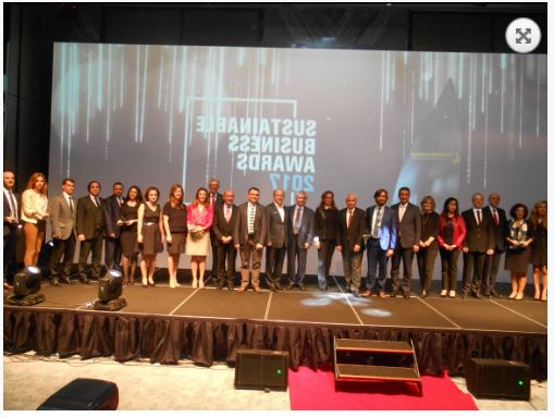 Mersin Teknopark firmalarından ECOCHEM ‘in kurucusu Prof. Dr. Nermin Şimşek KUŞ start-up olarak “2017 Sürdürülebilir İş Ödülü” almaya hak kazanmıştır.