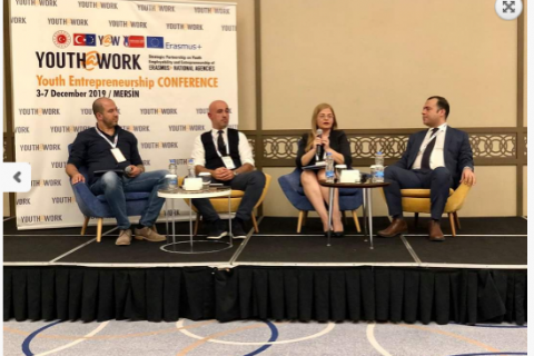 Mersin Teknopark ; Gençler İşbaşında” (Youth@Work) ağı kapsamında gerçekleştirilen konferans’ta Konuşmacı olarak yer aldı.