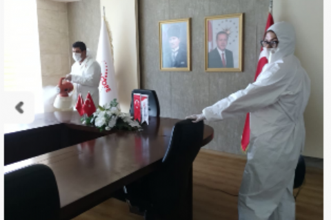 Mersin Teknopark ’ta Corona virüse Karşı Alınan Önlemlerimiz Artarak Devam Ediyor.