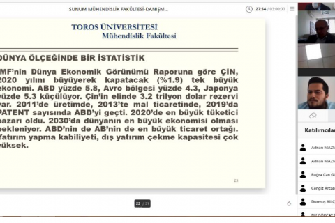 Mersin Teknopark Toros Üniversitesi Danışma Kurul Toplantısında Yer Aldı.