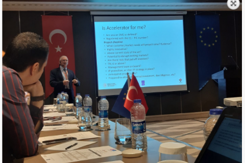 Mersin Teknopark Ufuk2020 Programı KOBİ Aracı Proje Yazma Eğitimine Katılım Sağladı.