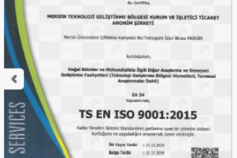 Mersin Teknopark, Yönetim Sistemlerinde Akredite Oldu