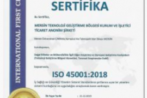 Mersin Teknopark, Yönetim Sistemlerinde Akredite Oldu