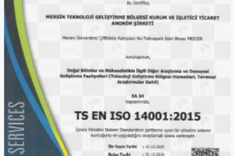 Mersin Teknopark, Yönetim Sistemlerinde Akredite Oldu