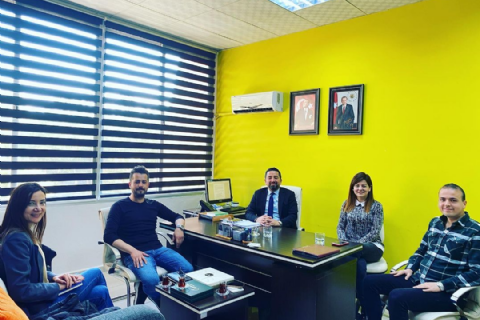 Mersin Teknopark’ta yer alan CHT Danışmanlık Ar-Ge Mühendislik firma yetkilisi Akademisyen Doç.Dr. Cihat Aydın Mersin Teknopark genel Müdürü ihsan Gültekin’e ziyaret gerçekleştirdi.