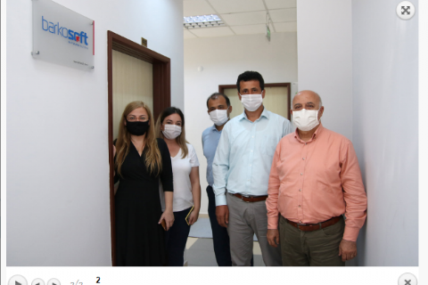 Mersin Ticaret ve Sanayi Odası Başkanından Barkosoft Firmasına Ziyaret