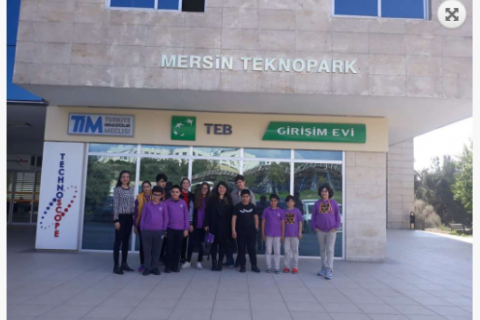 Mersin Uğur Okulları Öğrencilerinden Mersin Teknopark Ziyareti