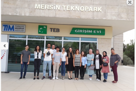 MERSİN ÜNİVERSİTESİ BİLGİSAYAR MÜHENDİSLİĞİ FAKÜLTESİ ÖĞRENCİLERİNDEN TEKNOPARK' A ZİYARET
