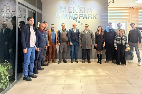 Odak Mersin Demoday’26 etkinliğinin tanıtımı Mersin Teknopark’a ziyaret gerçekleştirdi.
