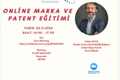 ONLİNE MARKA VE PATENT EĞİTİMİ