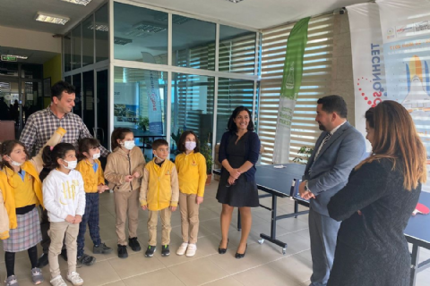 Pirireis İlkokulu kodlama öğrencileri lojistik alanında yürüttükleri projeleri kapsamında, Mersin Teknopark’ı ziyaret etti.
