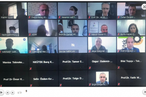 Teknoloji Geliştirme Bölgeleri 8. Koordinasyon Toplantısı” Online Gerçekleştirildi.