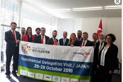 Tokyo Büyükelçisi Sn.Murat Mercan ve Tokyo Ticaret Baş Muşaviri Sn.Murat Yapıcı'ya makamlarında ziyaret