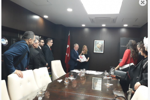 Tokyo Büyükelçisi Sn.Murat Mercan ve Tokyo Ticaret Baş Muşaviri Sn.Murat Yapıcı'ya makamlarında ziyaret