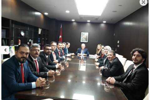 Tokyo Büyükelçisi Sn.Murat Mercan ve Tokyo Ticaret Baş Muşaviri Sn.Murat Yapıcı'ya makamlarında ziyaret