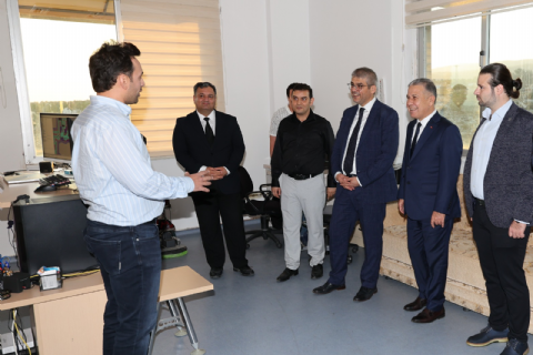 TÜBİTAK Başkanı Prof. Dr. Orhan Aydın’dan Mersin Teknopark’a Ziyaret