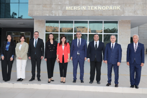 TÜBİTAK Başkanı Prof. Dr. Orhan Aydın’dan Mersin Teknopark’a Ziyaret