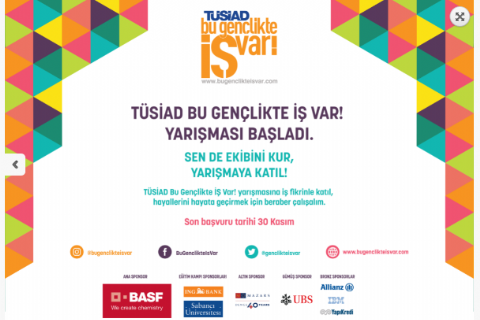 TÜSİAD Bu Gençlikte İŞ Var! Yarışmasına Başvuru için Son Gün 30 Kasım