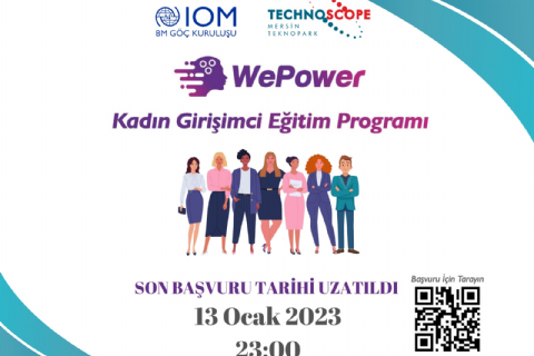 WePower Kadın Girişimci Eğitim Programı’na BAŞVURU SÜRESİ UZATILDI!