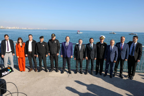 YERLİ İNSANSIZ DENİZ ARACI OKHAN KAMUOYUNA TANITILDI.